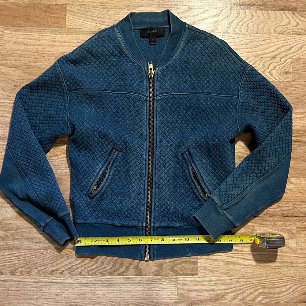 J. Crew Denim Blue Bomber Jacket